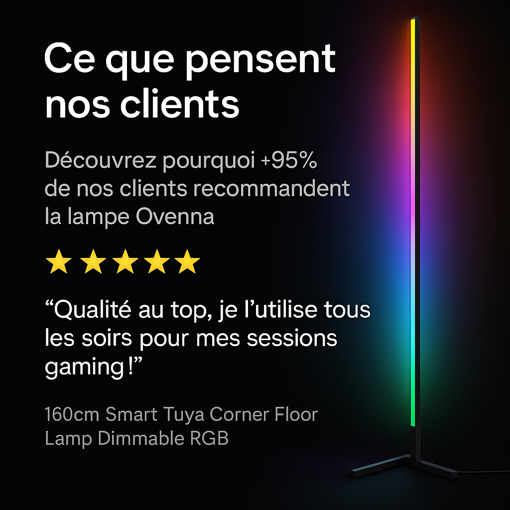 Ovenna Light – 160cm Smart Ambient Lamp